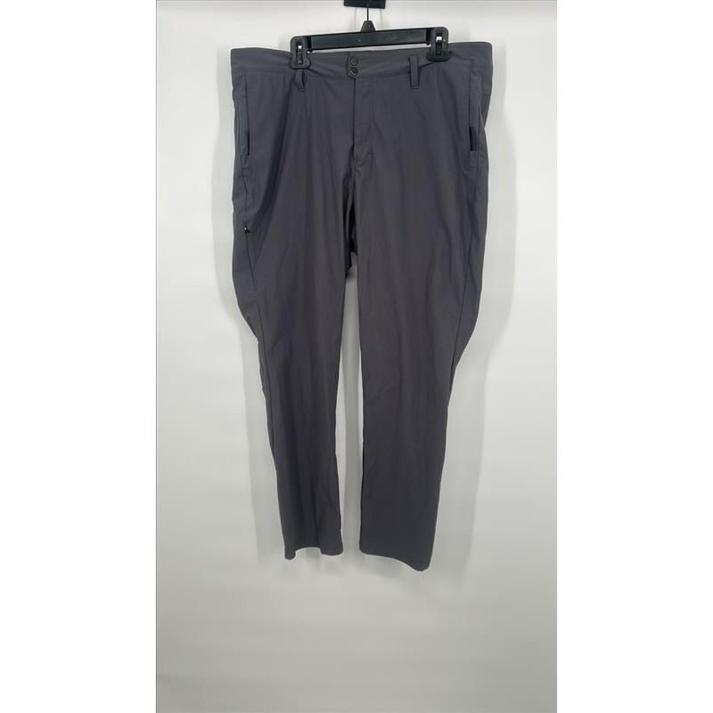 BYLT Premium Basics Everyday Pant Mens 38 Charcoal Grey Tapered Tech Trousers